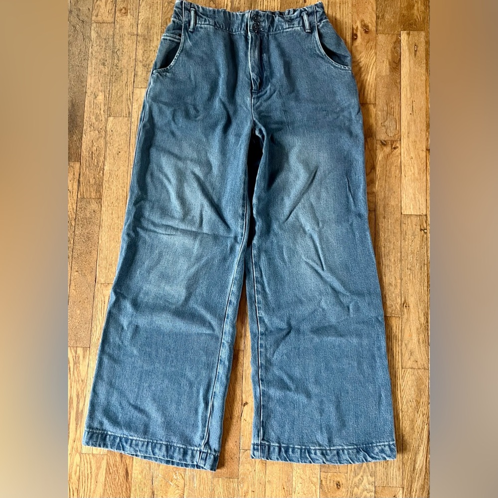 Young, Fabulous and Broke brand wide leg jeans